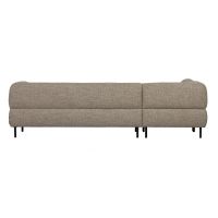 Lloyd hoekbank links - grof geweven - bruin melange van het woonmerk Woood