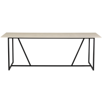 Woood Silas eettafel 220x90 cm - dust