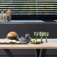 Combi-tablo - xl tafelblad eiken - 240x100 cm - zeeland poot - naturel van het woonmerk Woood