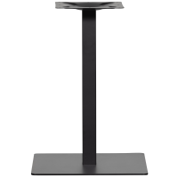 Woood Bistro vierkante buisvoet metaal 72x50x50 cm - zwart