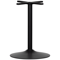 Woood Bistro ronde buisvoet metaal 72xø54 cm - zwart