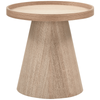 Woood Maud bijzettafel conisch hout 38xø39 cm - naturel