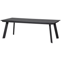 Woood Veerle tuintafel aluminium - antraciet