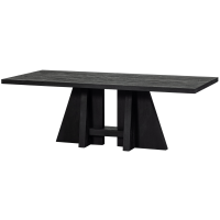 Woood Kean eettafel 220x100 cm - zwart