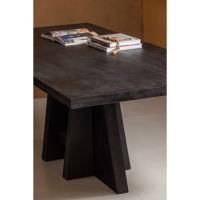 Woood Kean eettafel 220x100 cm - zwart