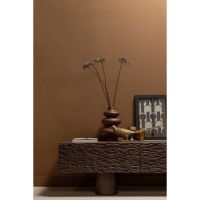 Woood Crumble carved tv-meubel mangohout - walnoot