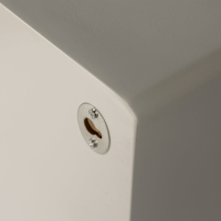 Woood Noam wanddeco halfrond hout - dust