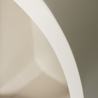 Woood Noam wanddeco halfrond hout - dust