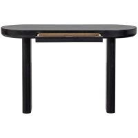 Woood Mael bureau/sidetable fineer - zwart