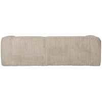 Woood Bean chaise loungue rechts grove ribstof - travertin