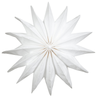 Woood Dalia plafondlamp papier 28xø40 cm - wit