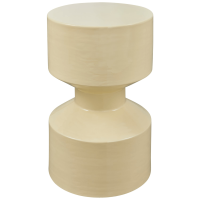 Woood Hidde bijzettafel metaal - geel