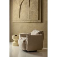 Woood Hidde bijzettafel metaal - geel