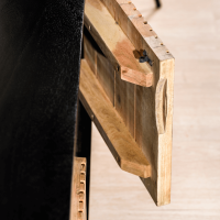 Haki tv-meubel 140cm naturel/zwart van het woonmerk Vurna