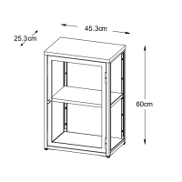 Nordic Home Ragnar wandkastje - 60 x 45 cm