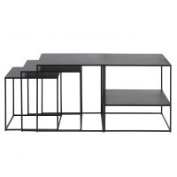 Nordic Home Dora salontafel 50x50 cm - zwart