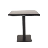 Label51 Restauranttafel 70x70x74 cm - tree edge - zwart