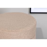 Svea Zane hocker - teddy - beige