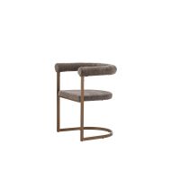 Svea Zelo eetkamerstoel - boucle - bruin