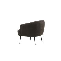 Svea Vona fauteuil - boucle - donkergrijs