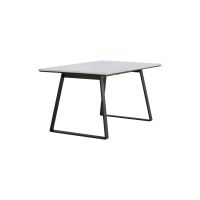 Svea Ravo rechthoekige eettafel - 140 x 90 cm - marmer - wit