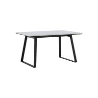 Svea Ravo rechthoekige eettafel - 140 x 90 cm - marmer - wit