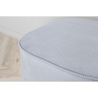 Svea Arlo poef - rib - grijs