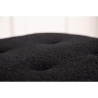 Svea Kai poef - teddy - zwart