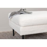 Svea Kira hocker - teddy - wit