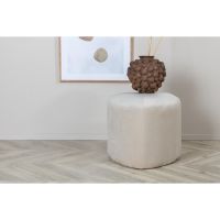 Svea Troy poef - velvet - beige