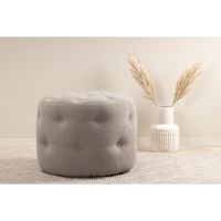 Svea Juno hocker - teddy - grijs