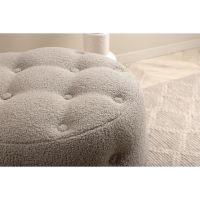 Svea Juno hocker - teddy - grijs