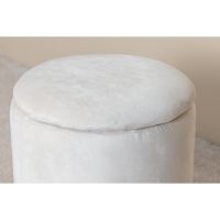 Svea Zara poef - velvet - beige
