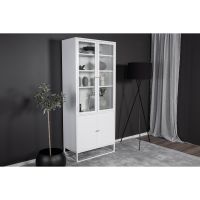 Svea Noma vitrinekast - 80 x 190 cm - wit
