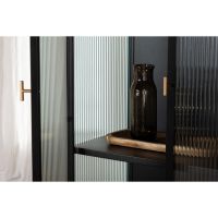 Svea Limo vitrinekast - 70 x 160 cm - zwart