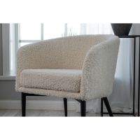 Svea Liro fauteuil - teddy - wit