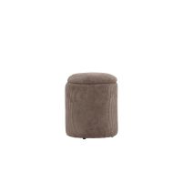 Svea Zara poef - rib - bruin