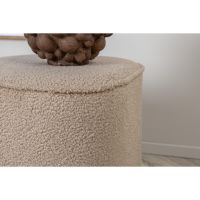 Svea Arlo poef - teddy - beige