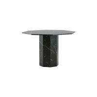 Svea Lino ronde eettafel - ø110 cm - marmer - zwart