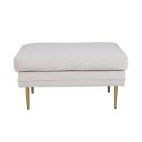 Svea Tess hocker - rib - beige
