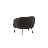 Svea Vona fauteuil - boucle - donkergrijs
