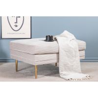 Svea Tess hocker - rib - beige