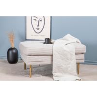 Svea Tess hocker - rib - beige