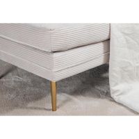 Svea Tess hocker - rib - beige