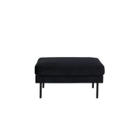 Svea Rio hocker - velvet - zwart