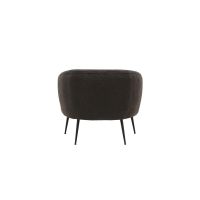 Svea Vona fauteuil - boucle - donkergrijs