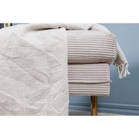 Svea Tess hocker - rib - beige