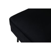 Svea Rio hocker - velvet - zwart