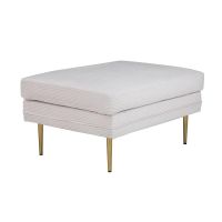 Svea Tess hocker - rib - beige