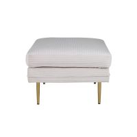 Svea Tess hocker - rib - beige